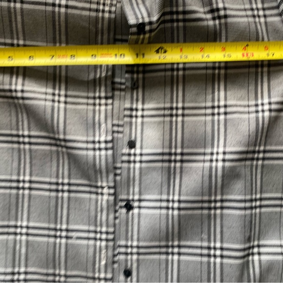 Vintage Black white gray Checked shirt - Picture 3 of 12